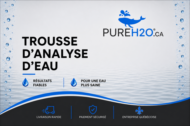 Trousse Pure H2O pour les analyses d'eau de puits