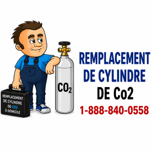 Service de remplacement de bonbonne de CO2
