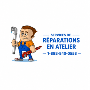 Services de réparations et de reconditionnements d'appareils en atelier