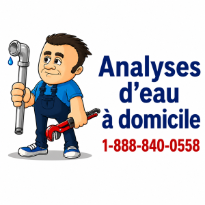 Service d'analyse d'eau à domicile